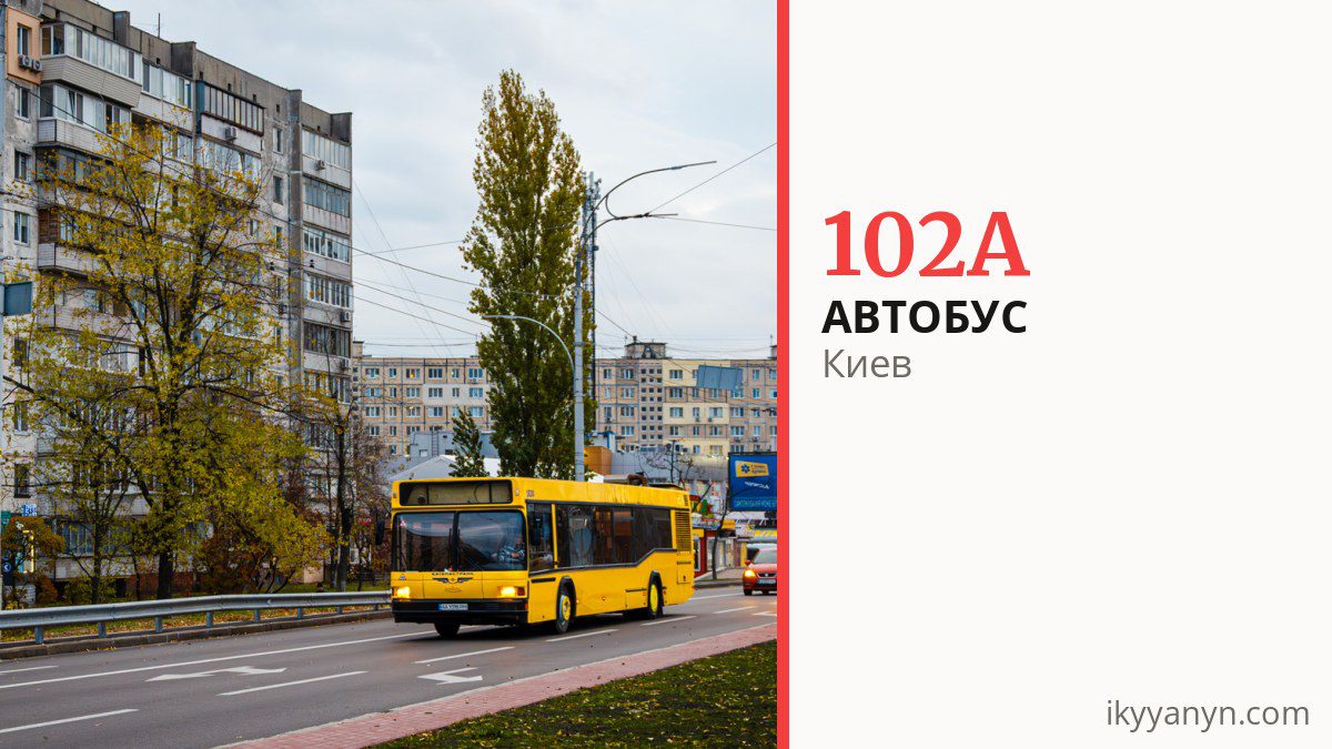 Автобус 102А в Киеве